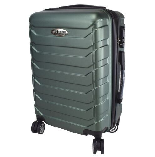 Hartschalenkoffer Kunststoff Reisekoffer Trolley mit Rollen 360- drehbar gr�n 