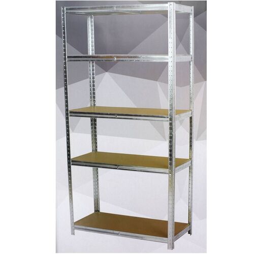 Schwerlastregal mit 5 Einlegeb�den 75kg pro Boden Metall Holz