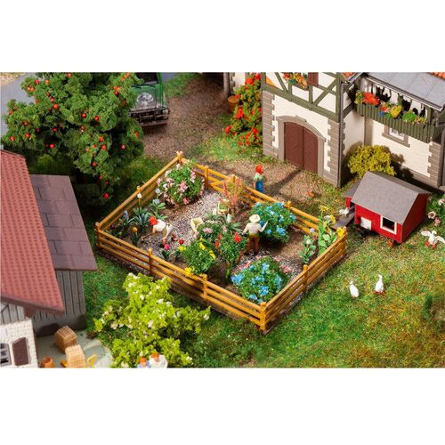 Faller H0 Ziergarten mit Blumen und B�schen Set 1:87