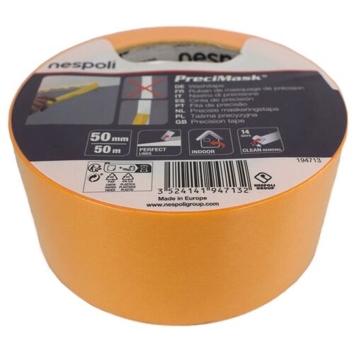 Washitape f�r Innen 38 oder 50 mm Klebeband Rolle orange 