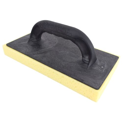 Reibebrett feinporig Schwamm gelb Schwammbrett 28 x 14cm Schwarz Putzer