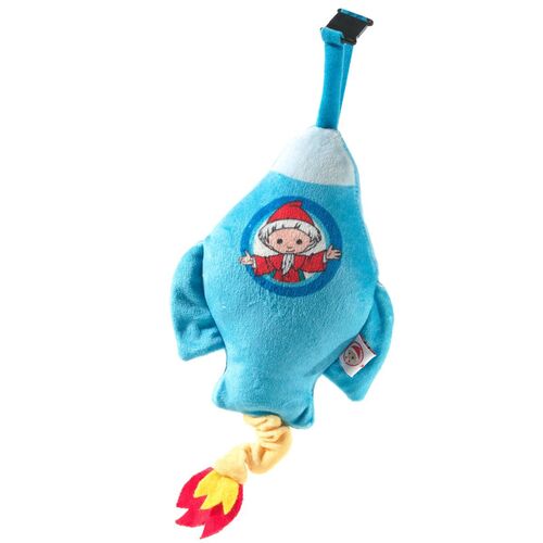 Sandmann Musik Rakete ca. 20 cm Pl�sch Spieluhr blau