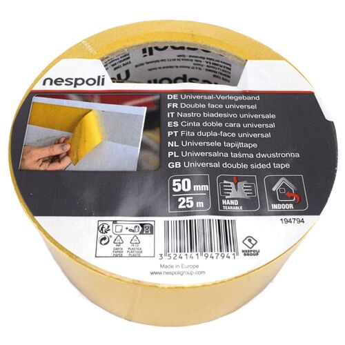 Universal Verlegeband 25 m f�r Innen 50 mm Klebeband Rolle