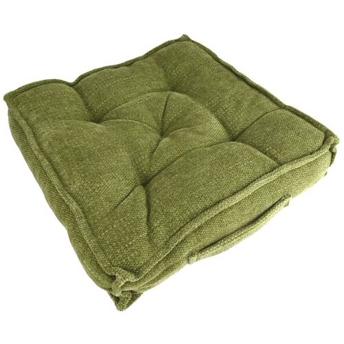 Boxsitzkissen Chenille 40 x 40 x 8 cm Polsterung f�r St�hle mit Trageschlaufe