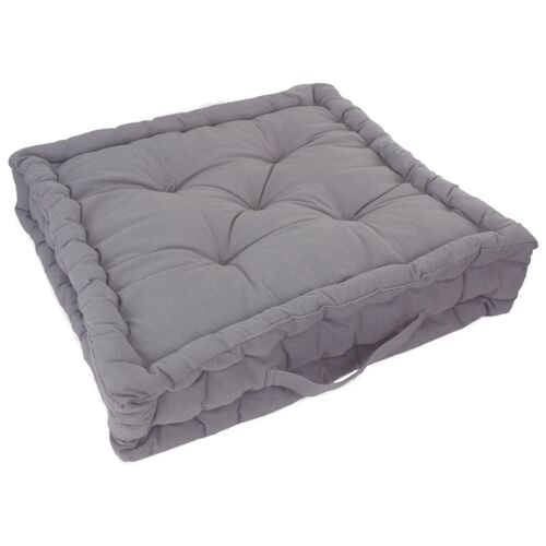 XXL Bodenkissen 48 x 48 x 12 cm Polsterung mit Trageschlaufe 