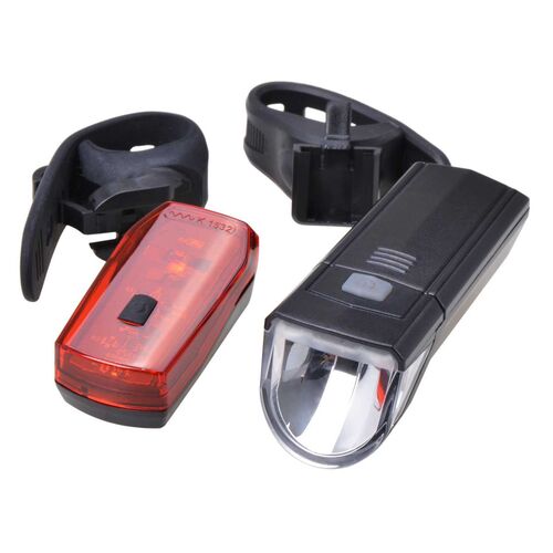 LED Fahrradbeleuchtung Set 30LUX Vorderlicht R�cklicht Fahrradlicht Fahrradlampe