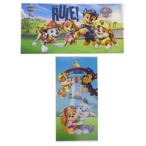Handtuch ca. 70 x 140 cm Dusch- und Badetuch Paw Patrol