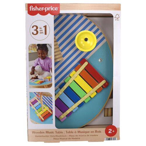 fisher price Kunderbunter Holz Musiktisch 3 in 1 f�r Kinder ab 2 Jahren
