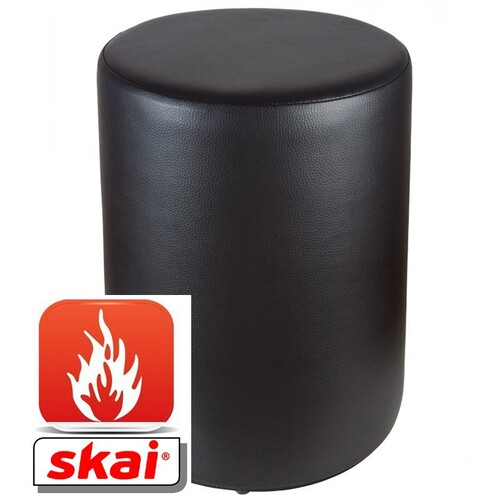 Sitzhocker schwarz  B1 schwer entflammbar