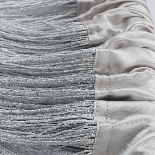 Fadenvorhang 150 cm x 500 cm silber gl�nzend (BxH)