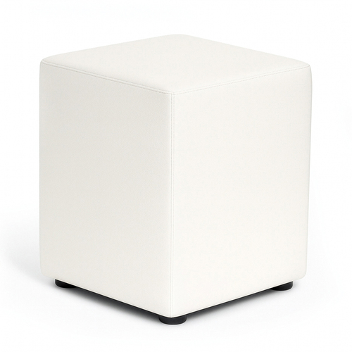 Sitzw�rfel Wei� Ma�e: 43 cm x 43 cm x 51 cm