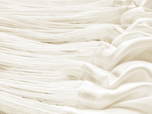 Fadenvorhang 500 cm x 300 cm (BxH) perlwei�-creme