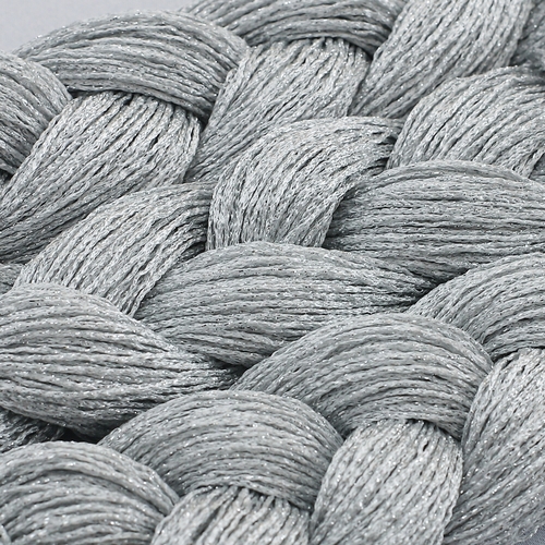 Fadenvorhang 150 cm x 1000 cm silber gl�nzend in B1 schwer entflammbar