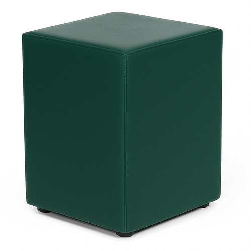 Sitzw�rfel Dunkelgr�n Ma�e: 43 cm x 43 cm x 51 cm