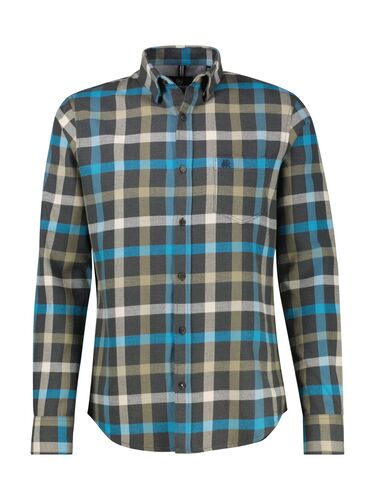 Lerros - Herren Flanell Hemd, (25N1497)