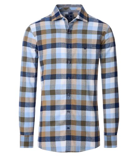 Redmond - Modern Fit - Herren Flanell Freizeithemd (252115110)