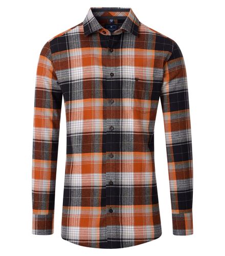 Redmond - Modern Fit - Herren Flanell Freizeithemd (252125110)