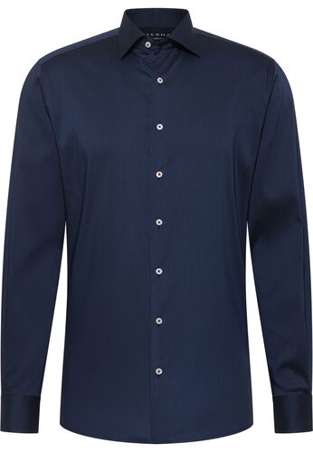 Eterna Herren Performance Shirt Twill-Stretch Langarm (3377 X18K)