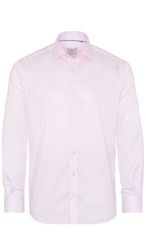 Eterna - Modern Fit - B�gelfreies Herren Langarm Hemd mit Kent Kragen, Uni Twill (8005 X687) 