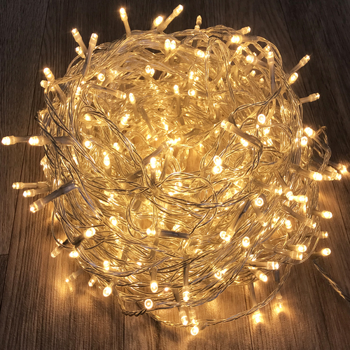 300er LED-Lichterkette Weihnachtsbeleuchtung warmwei�