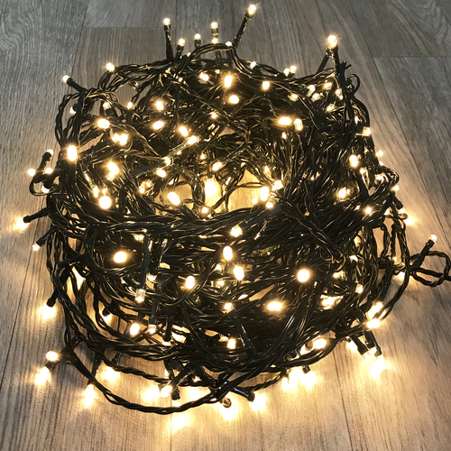 300er LED-Lichterkette Weihnachtbeleuchtung warmwei�