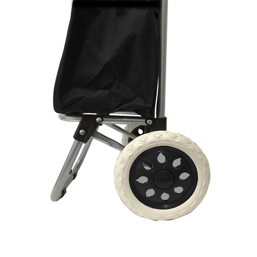 Einkaufstrolley Schwarz mit R�dern / klappbar