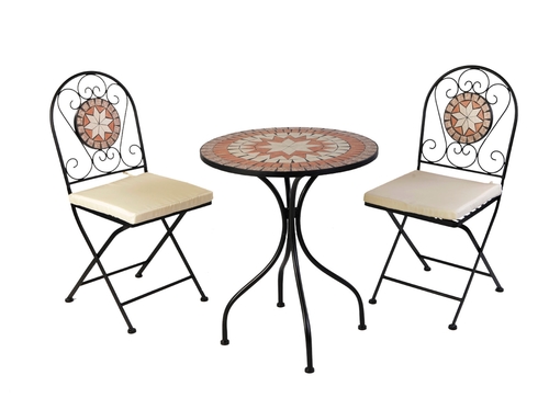 Mosaik Sitzgarnitur Set 5-teilig