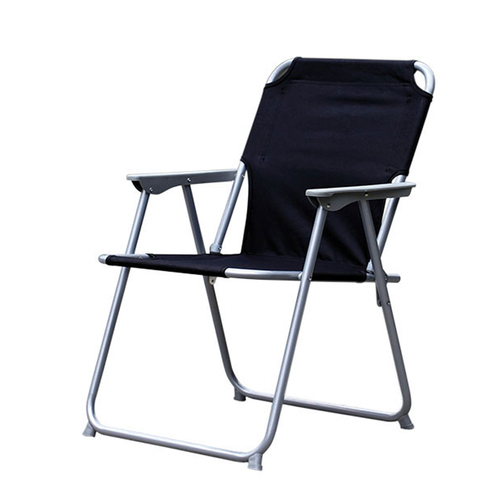 Camping - Klappstuhl Gartenstuhl Stoff Oxfort Metall Schwarz 