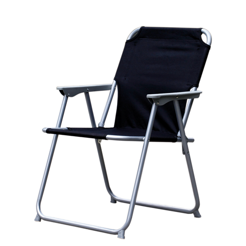 Campingstuhl Klappstuhl Stoff Schwarz 