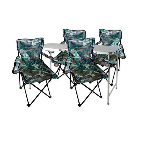 5-teiliges Campingm�bel Set Camouflage
