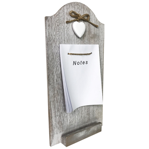 Notiztafel mit Papier Holz H30xB15cm