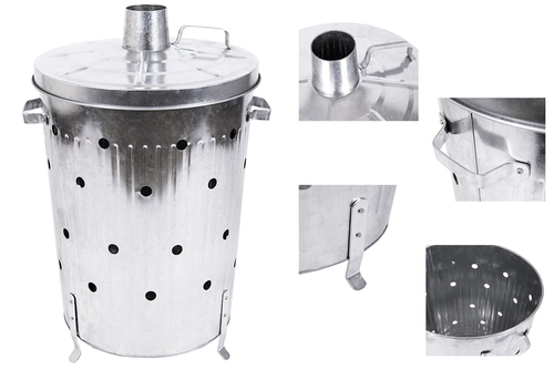 XL Feuertonne verzinkt 75L Verbrennungtonne