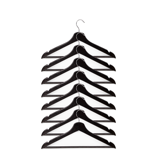 Holzkleiderb�gel drehbar mit Hosensteg schwarz