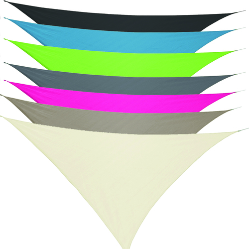 Sonnensegel Dreieck 3,6x3,6x3,6m mit sen und Nylonschnren