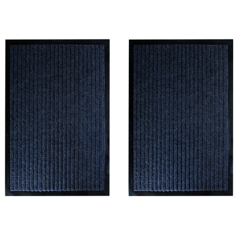 2er Schmutzfangmatte Sauberlaufmatte T�rmatte Fu�matte 40x60cm grau