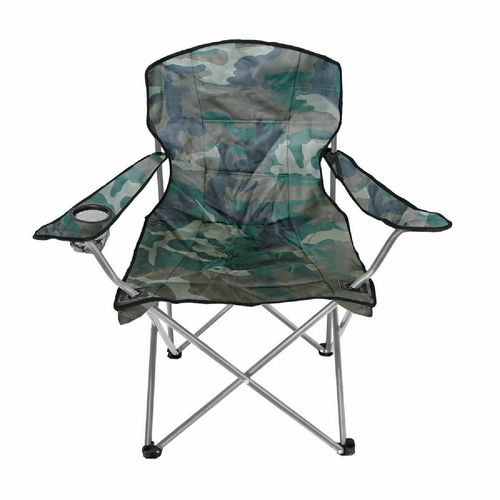 Anglersessel Comfort Campingstuhl inkl. Getr�nkehalter und Tasche Camouflage 
