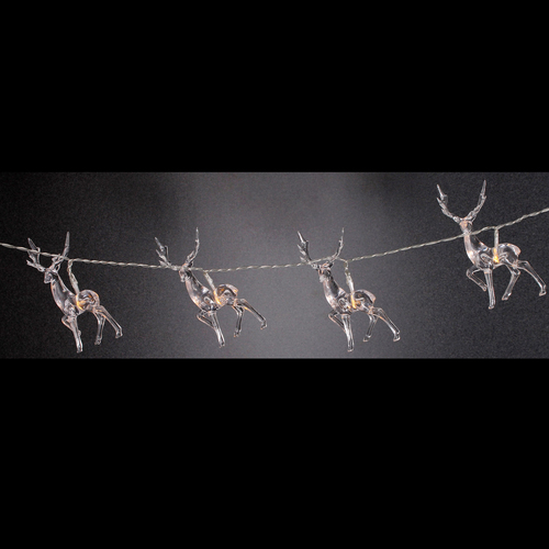 2 St�ck LED Lichterkette Hirsch mit je 10 LED