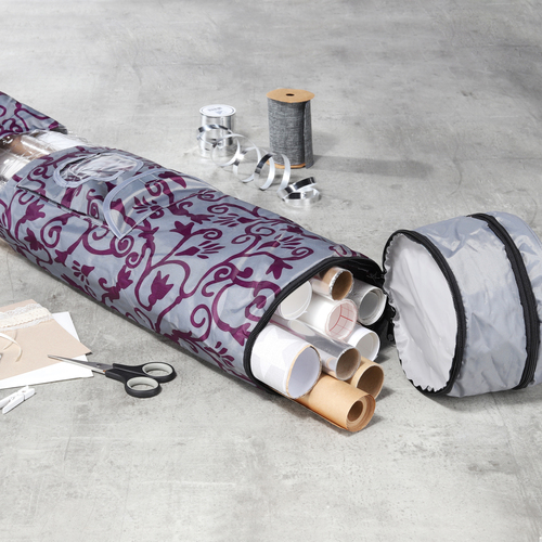 Geschenkpapier-Organizer Grau-Lila