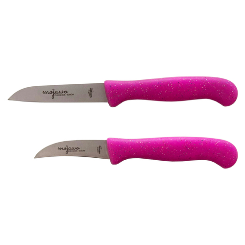 2x Set K�chenmesser Sch�lmesser Messer Allzweckmesser Pink Solingen