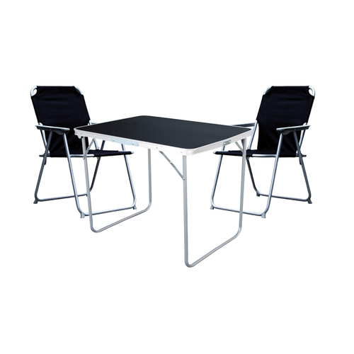 3-tlg. Camping Set Gartenm�bel Campingtisch 2 Campingstuhl Klappstuhl 