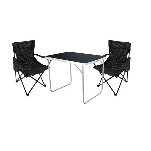 3-tlg Camping Set Gartenm�bel Campingtisch  2 Campingstuhl Klappstuhl