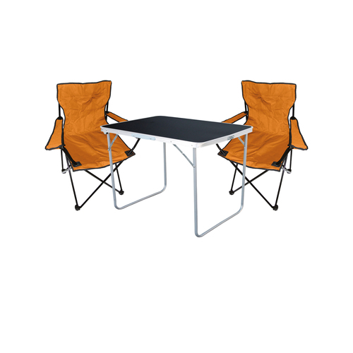3-tlg Camping Set Gartenm�bel Campingtisch 2x Campingstuhl Klappstuhl