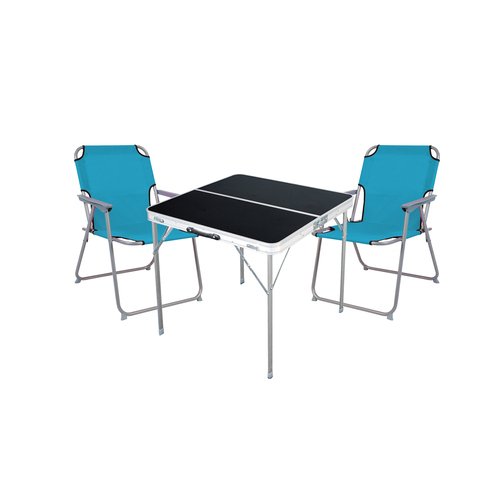 3-teiliges Campingm�bel Set Alu L80xB80xH70cm Patrol