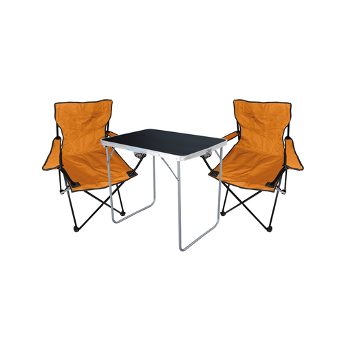 3-tlg Camping Set Gartenm�bel Campingtisch + 2 Campingstuhl Klappstuhl