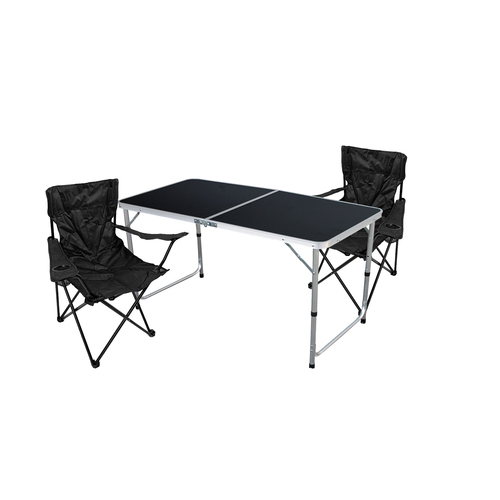 3-teiliges Campingm�bel Set Tisch + 2 Campingst�hle + Tasche Outdoor