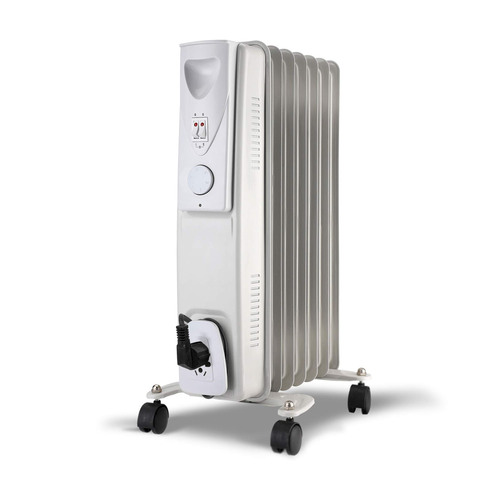 lradiator Heizkrper Modell HR-1500 wei 1500W 7 Rippen 3 Heizstufen