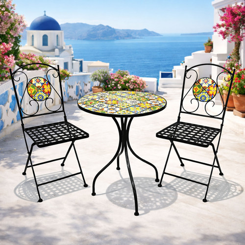 Mosaik Sitzgarnitur Set 3-teilig