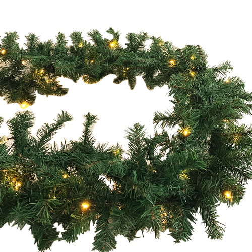 XL 70 LED Tannengirlande inkl. Lichterkette f�r innen und au�en 540cm