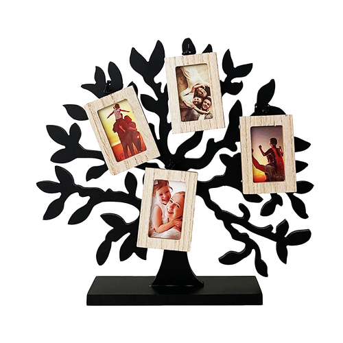 Holz Lebensbaum Stand-Deko Standfigur Deko Objekt B33xT6xH29cm