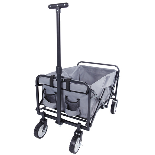 Faltbarer Bollerwagen Transportwagen Handwagen Gartenwagen Stahlrahmen